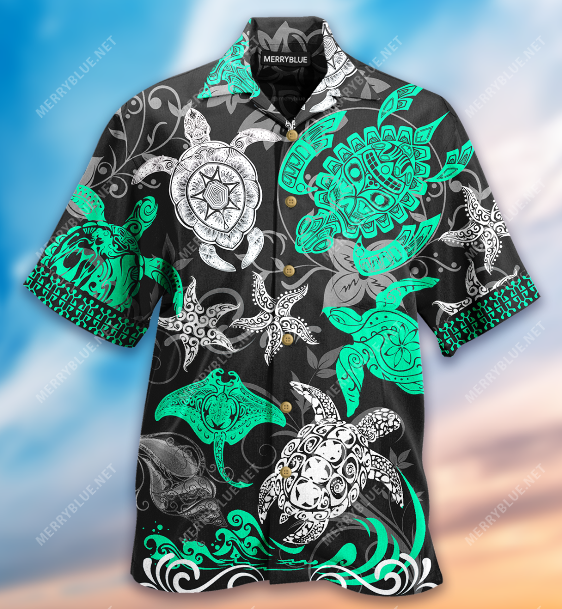 Haida Spirit Sea Turtle Unisex Hawaii Shirt Ha44577