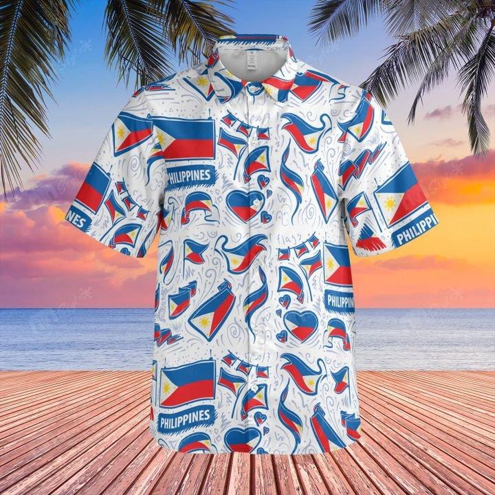 Philippines Flag Hawaii Shirt For Men Women Ha29622