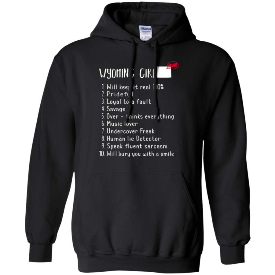 AGR Wyoming Girl Will Keep It Real What She Can Do Hoodie