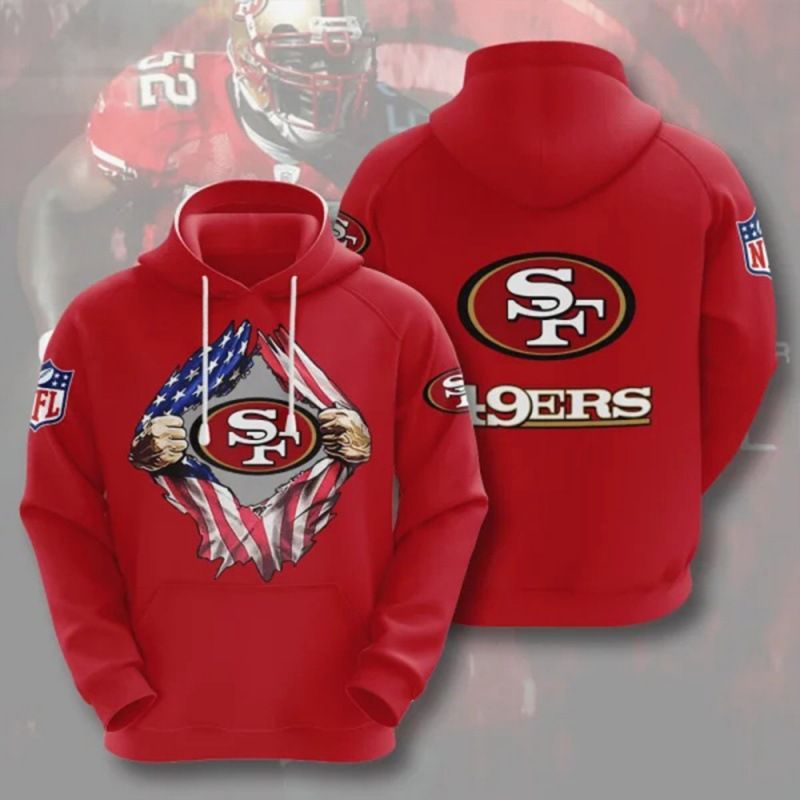 Men’s Digital Logo San Francisco 49ers Hoodie 2