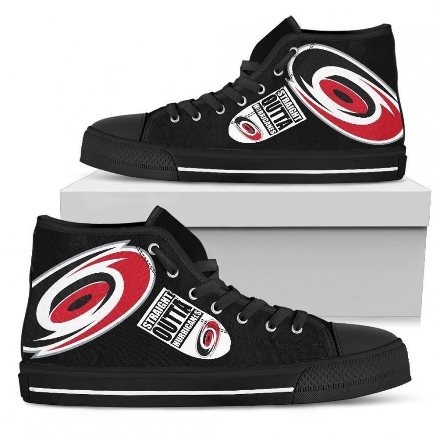 Straight Outta Carolina Hurricanes High Top Shoes