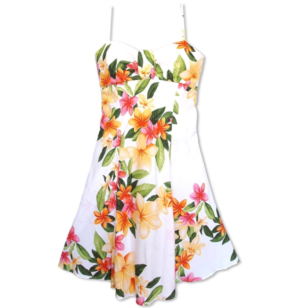 Rain White Goddess Hawaii Dress Ha86691