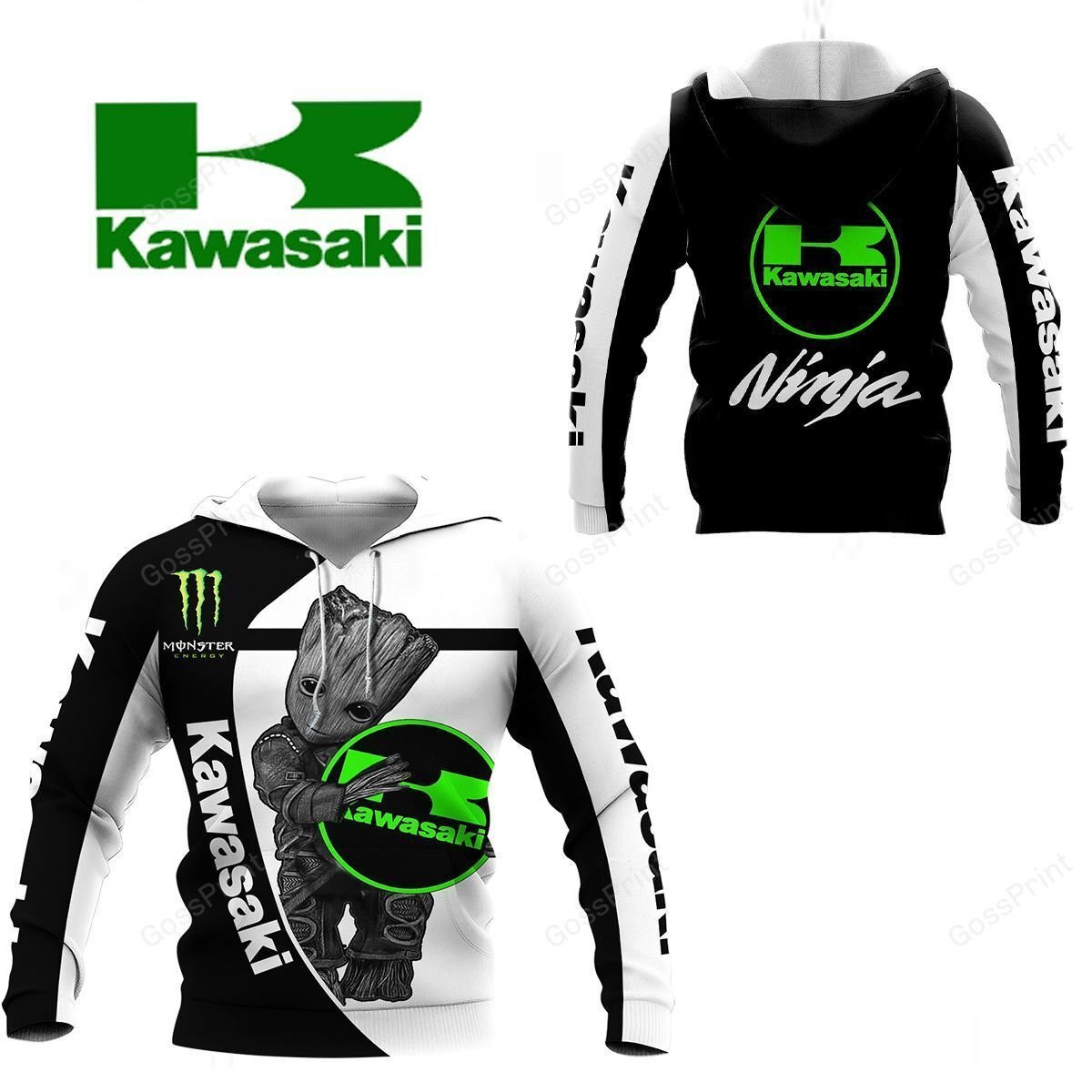 3D All Over Kawasaki Shirt Ver 4