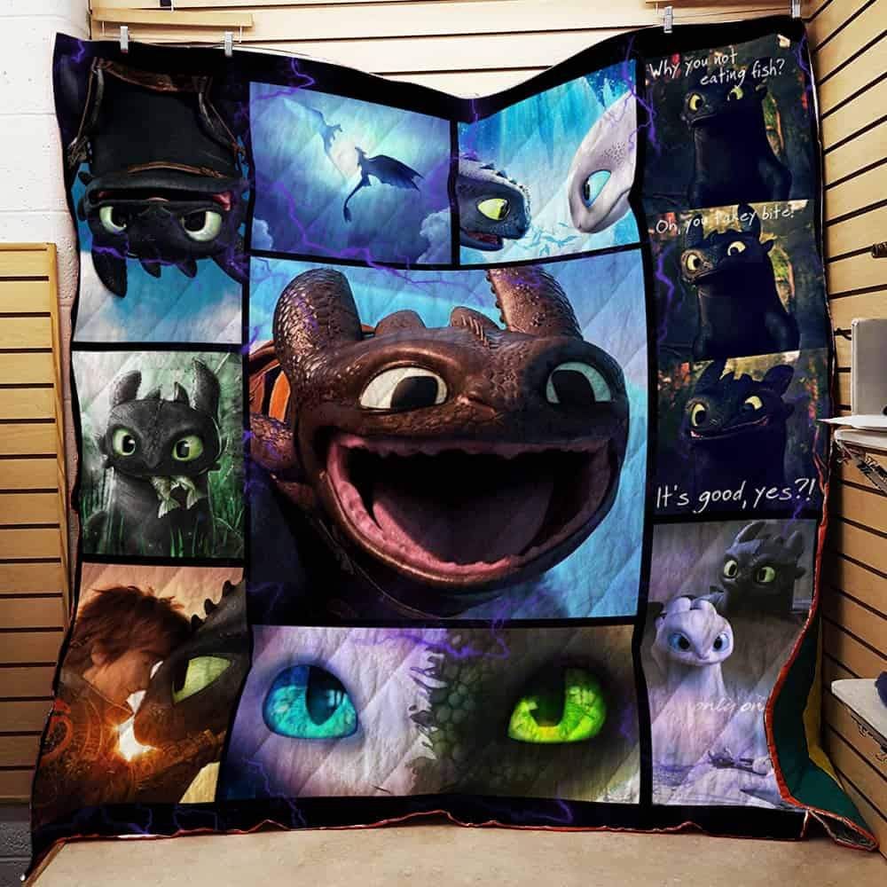 HTTYD Couple 3D Quilt Blanket HGM6