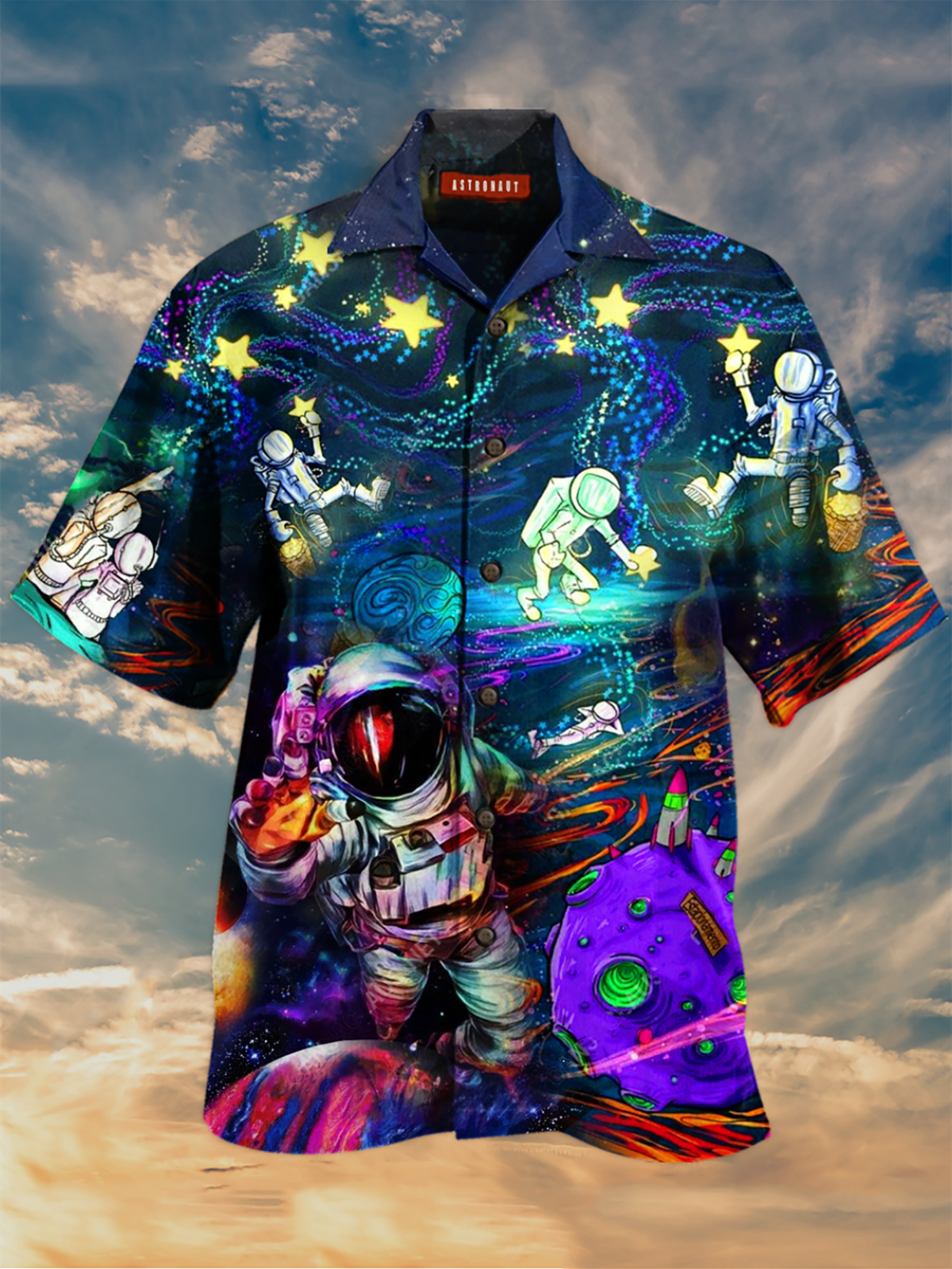 Astronaut Hawaiian Shirt Pre11603