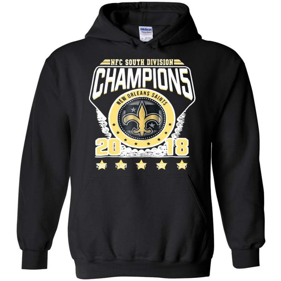 NFC South Division Champions 2018 New Orleans Saints Hoodie