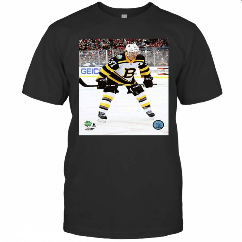 Patrice Bergeron Boston Bruins 2019 Winter Classic Action T-Shirt