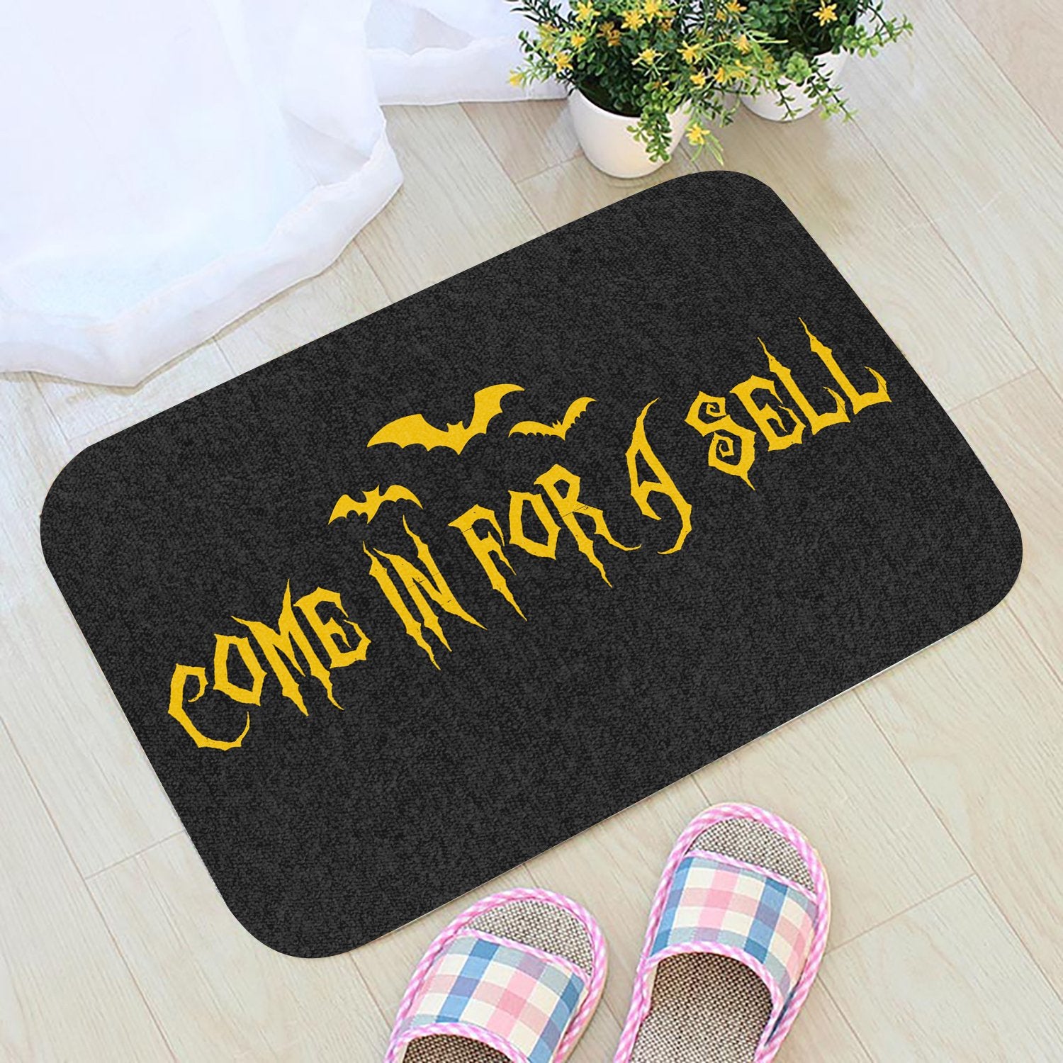 Come For A Spell Halloween All Over Printing Doormat Pre2325