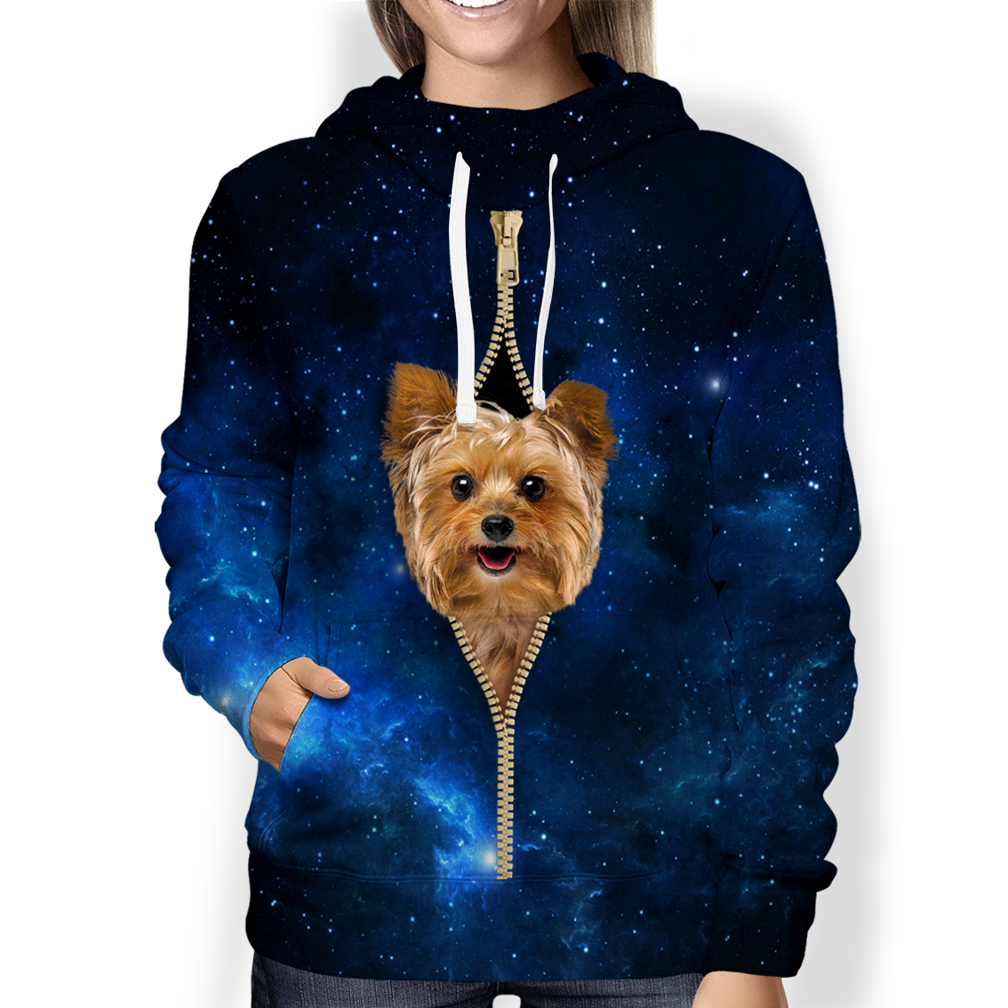 Yorkshire Terrier Galaxy Hoodie V2