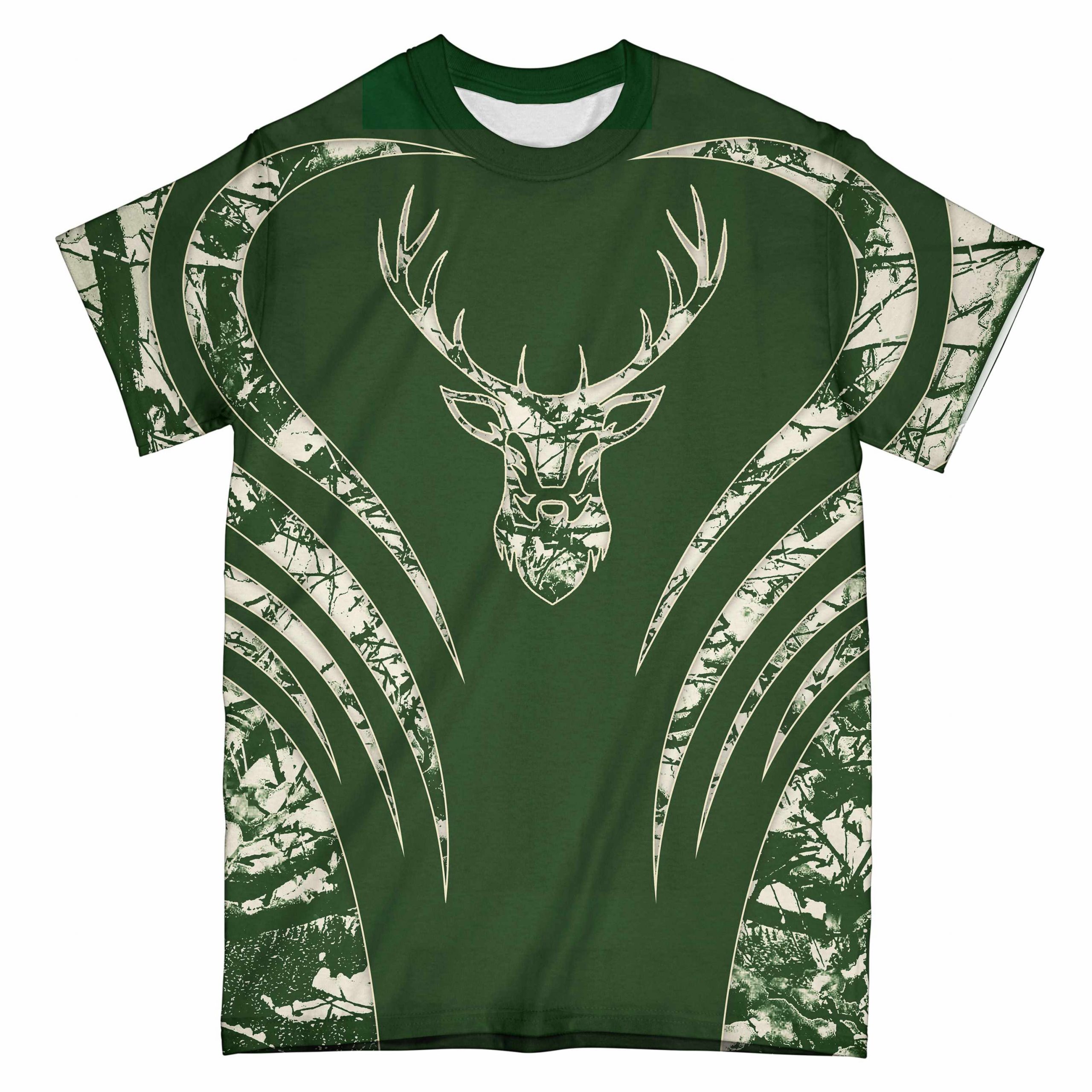 Bucks Lovers Camo Ez05 2603 All Over T-Shirt