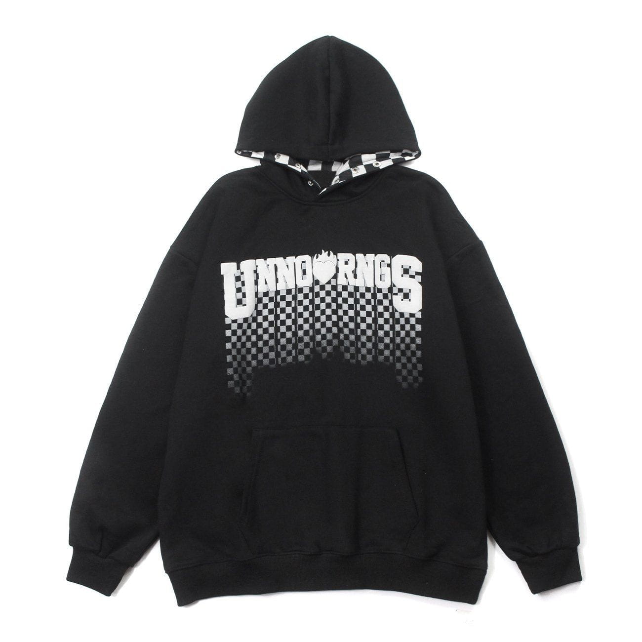 Talishko™ – Letter Checkerboard Gradient Hoodie