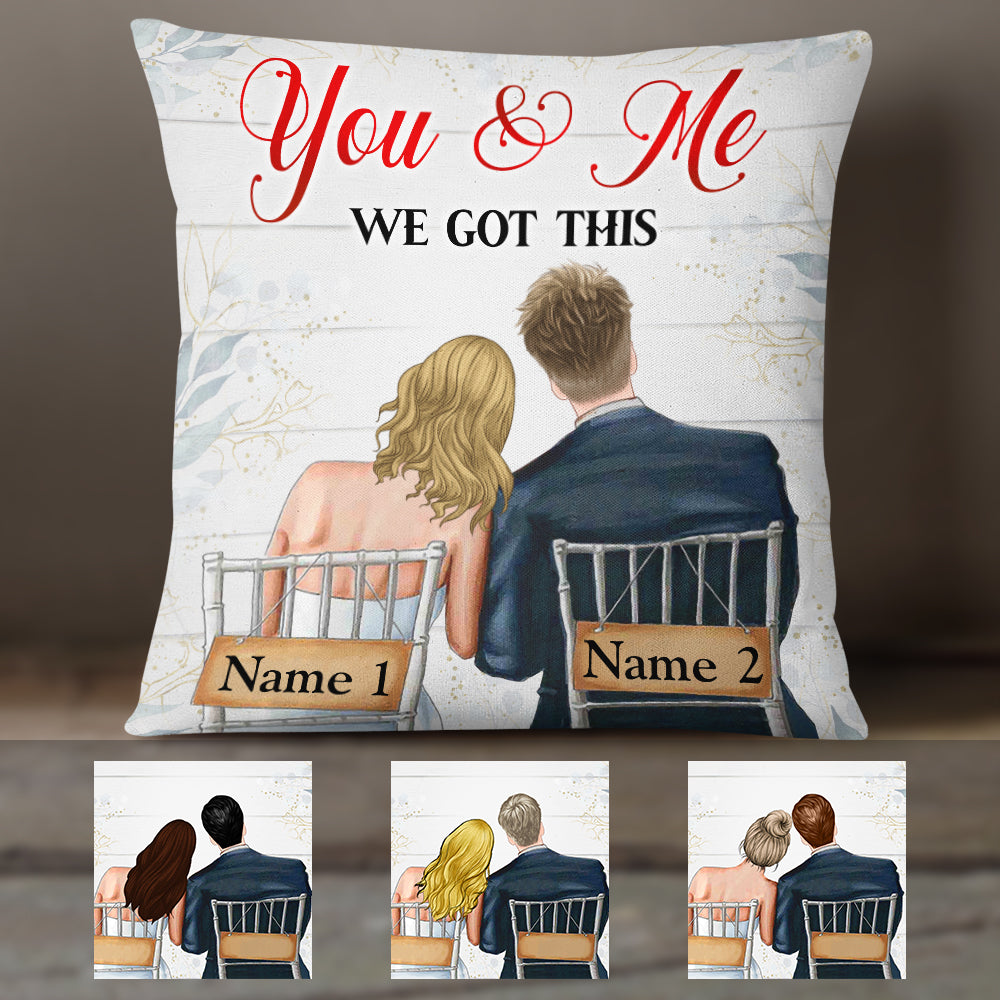 Personalized You And Me Couple Pillow Db71 73O36 (Insert Included)