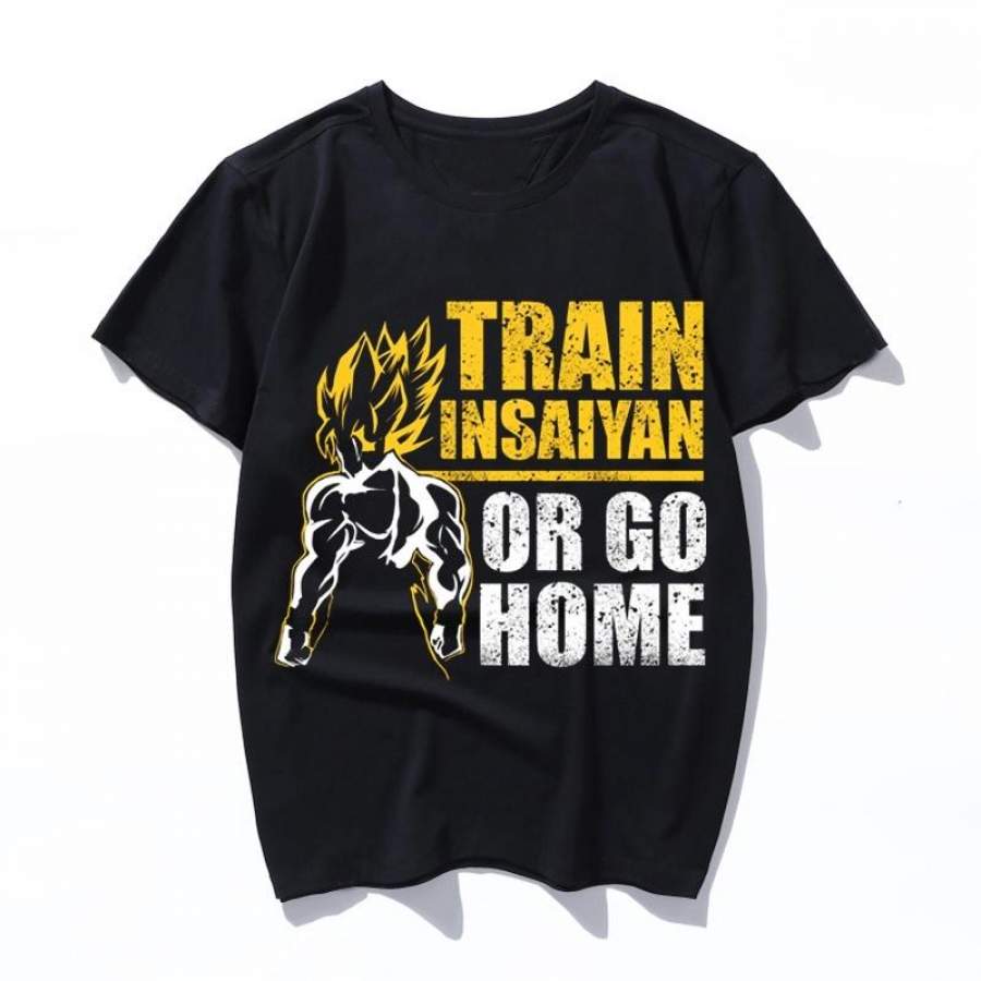 train or go home warrior gym workout Anime T Shirt Men Women Sweatshirt 3D Print Short Sleeve Top Street Casual Pullover