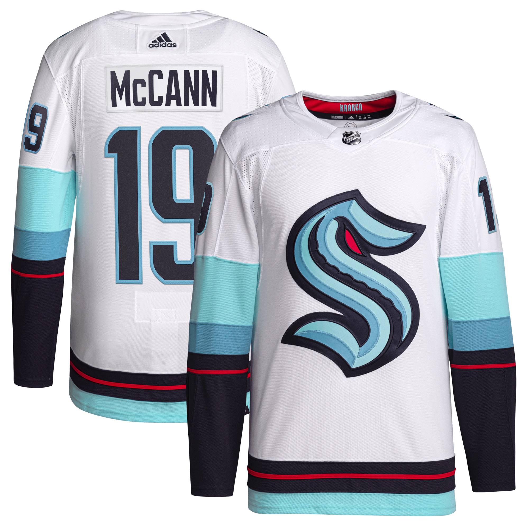 Jared McCann Seattle Kraken Away Authentic Primegreen Player Jersey – White