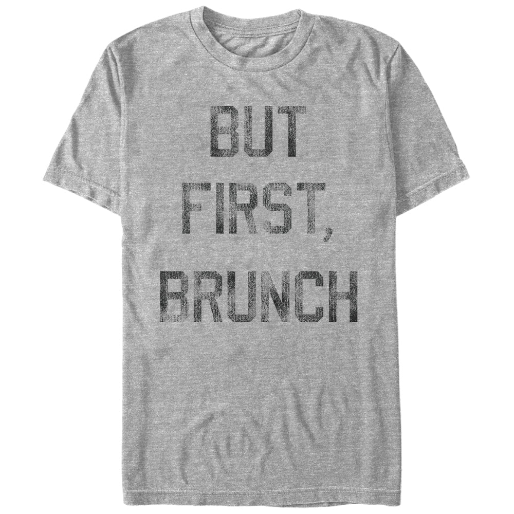 Chin Up Women’S But First Brunch  Boyfriend Tee