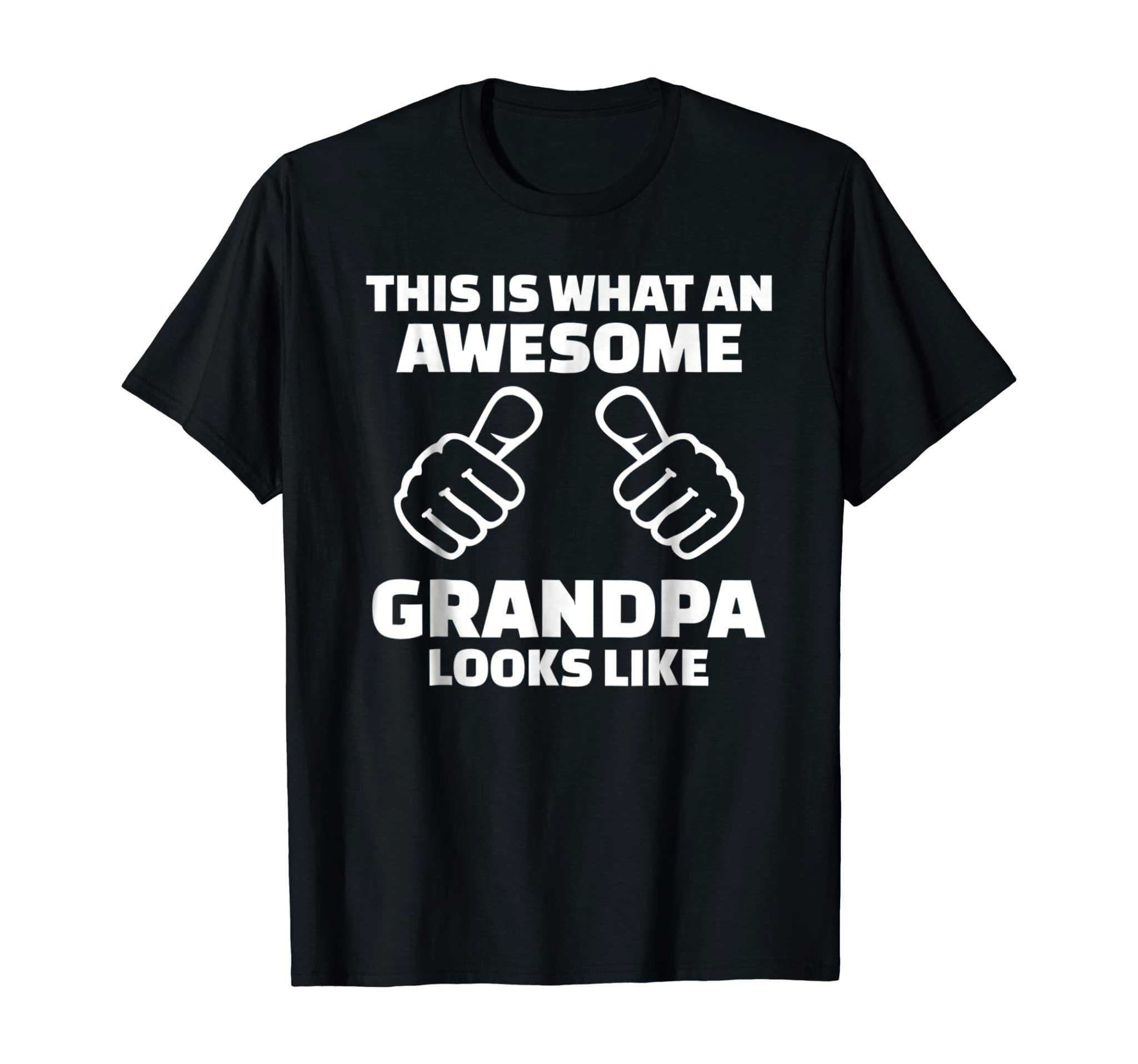 Mens This Is What An Awesome Grandpa Looks Like T-Shirt