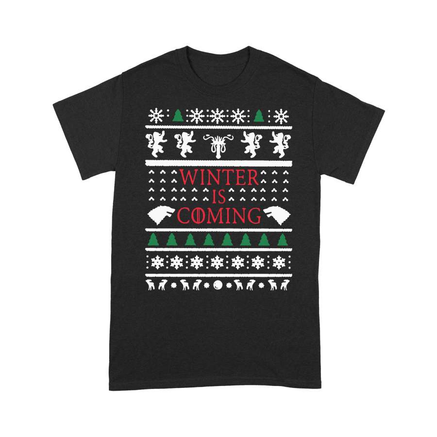 Winter Is Coming Ugly Christmas T-shirt