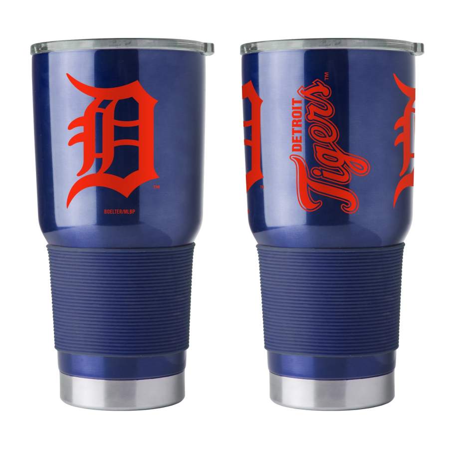 Detroit Tigers Premium Ultra Travel Stainless Steel Insulated Tumbler Cupnavy