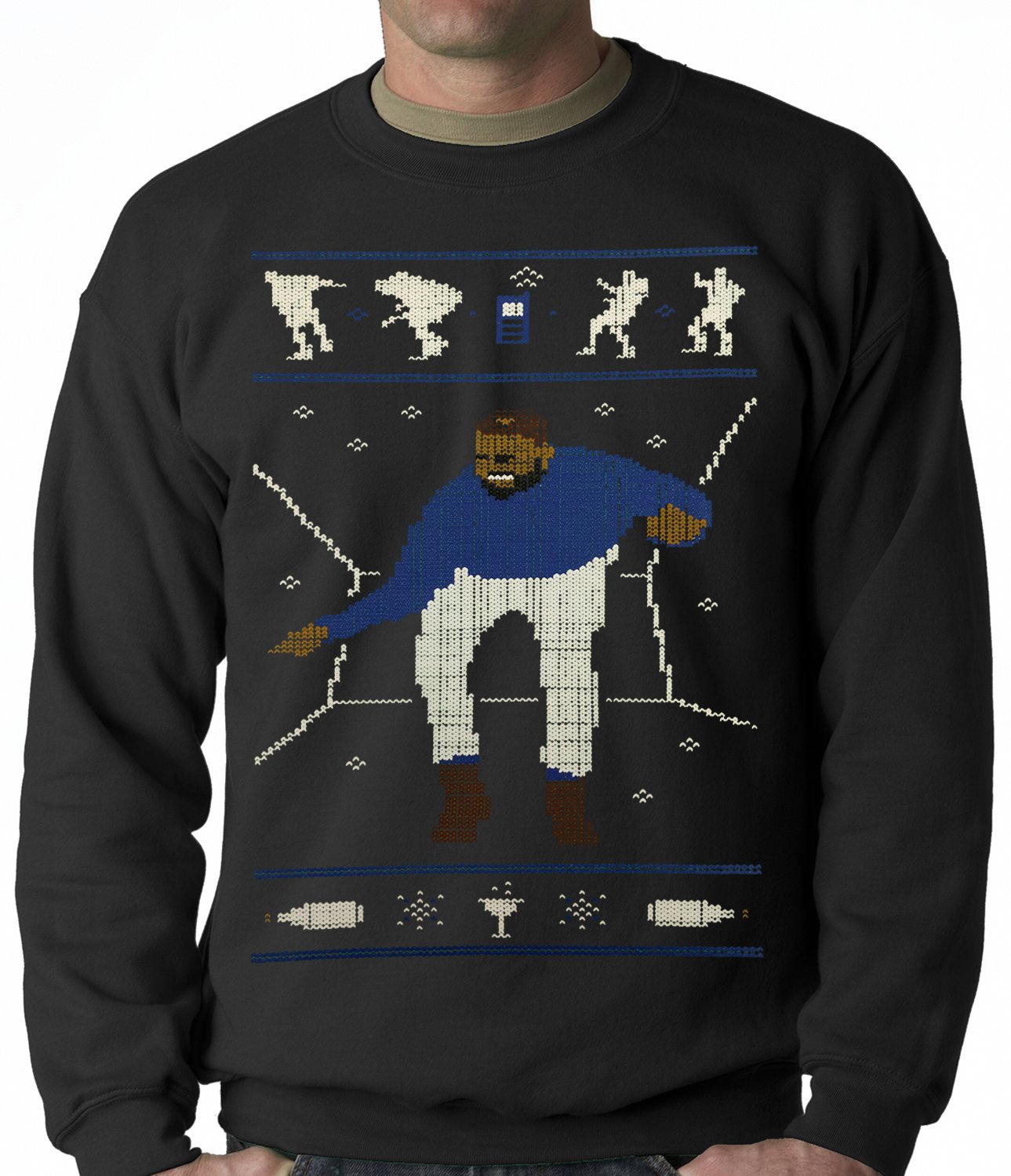 Ugly Christmas Sweater – Dancing Man Adult Crewneck