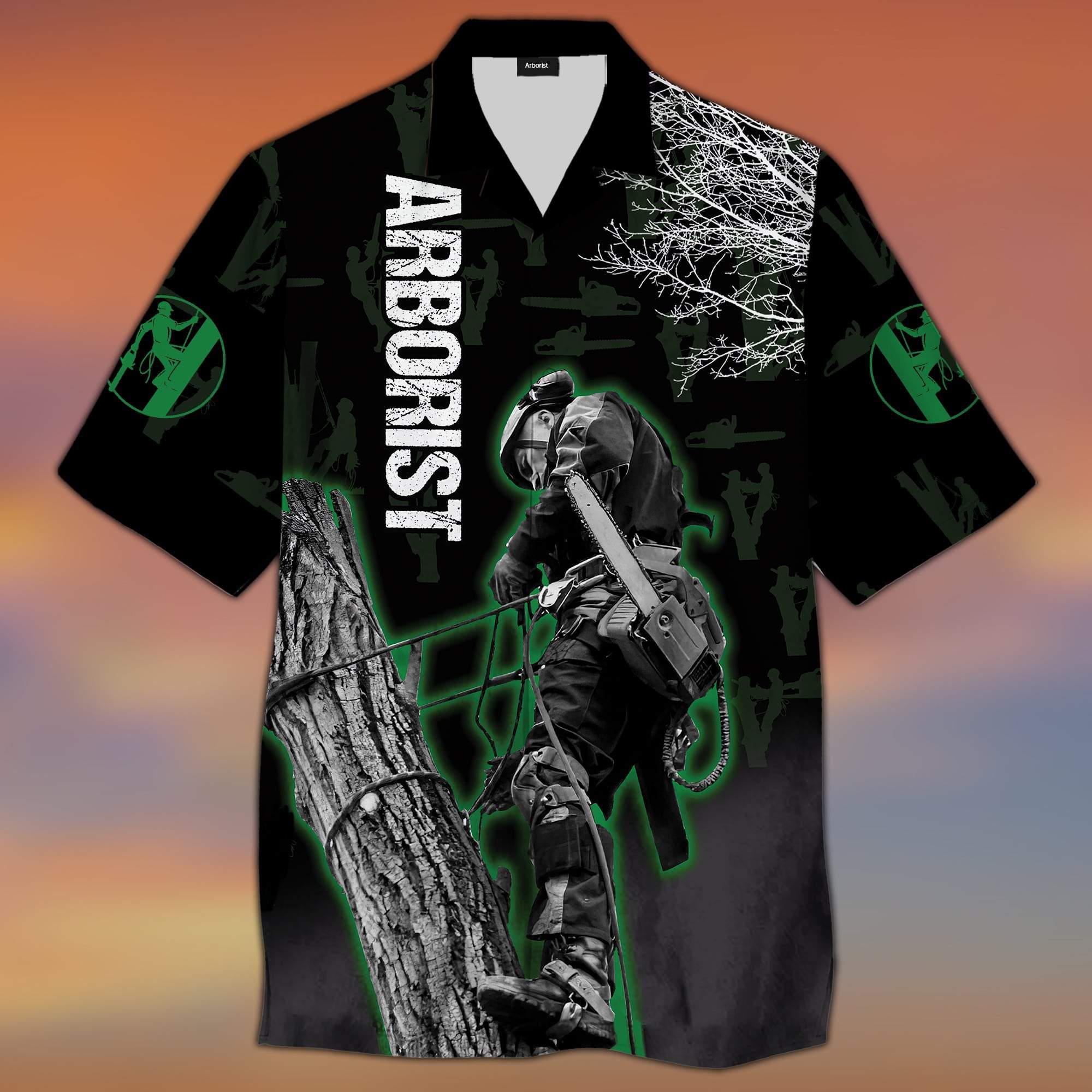 Arborist Hawaiian Shirt Pre13595