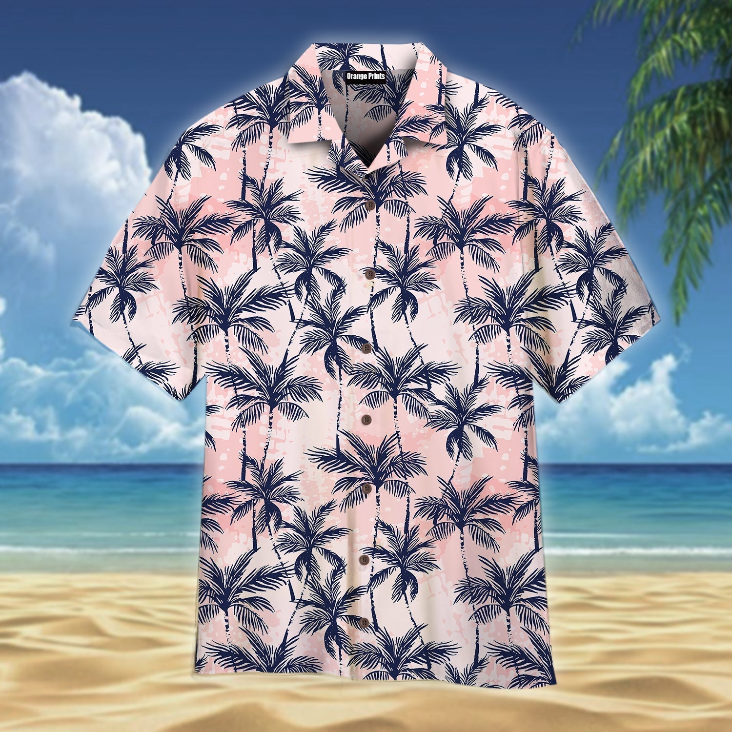 Grunge Palm Trees Tropical Aloha Hawaii Shirts For Men Women Ha97500