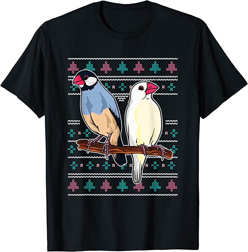 Ugly Christmas Bird Watching Santa Claus New Year Birding T-Shirt