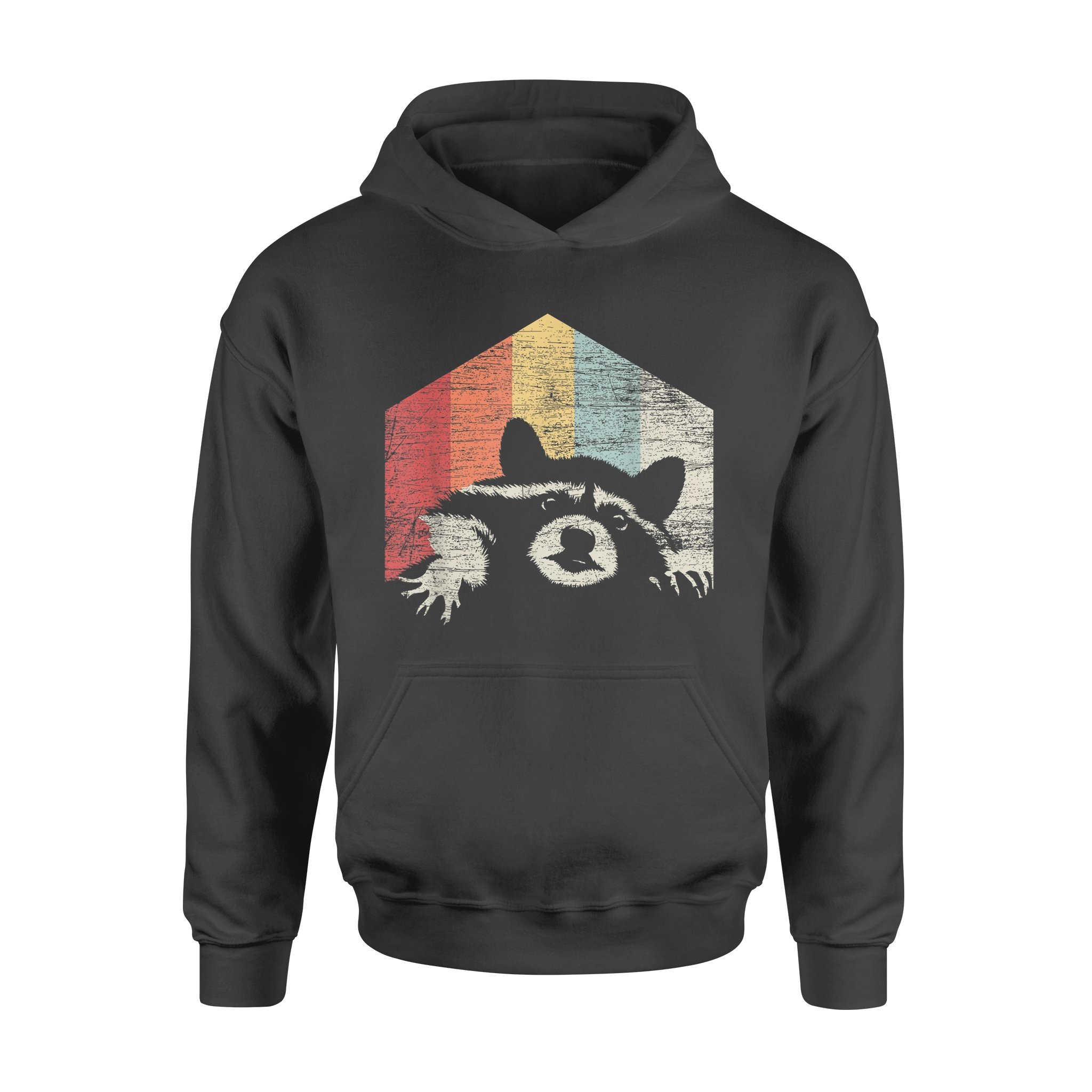 Vintage Men Racoon Funny Gifts – Standard Hoodie