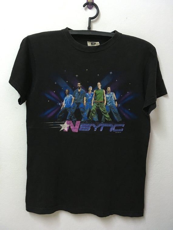 Vintage Nsync 2000 Boyband Pop Dance Shirt 19 5 Shirt