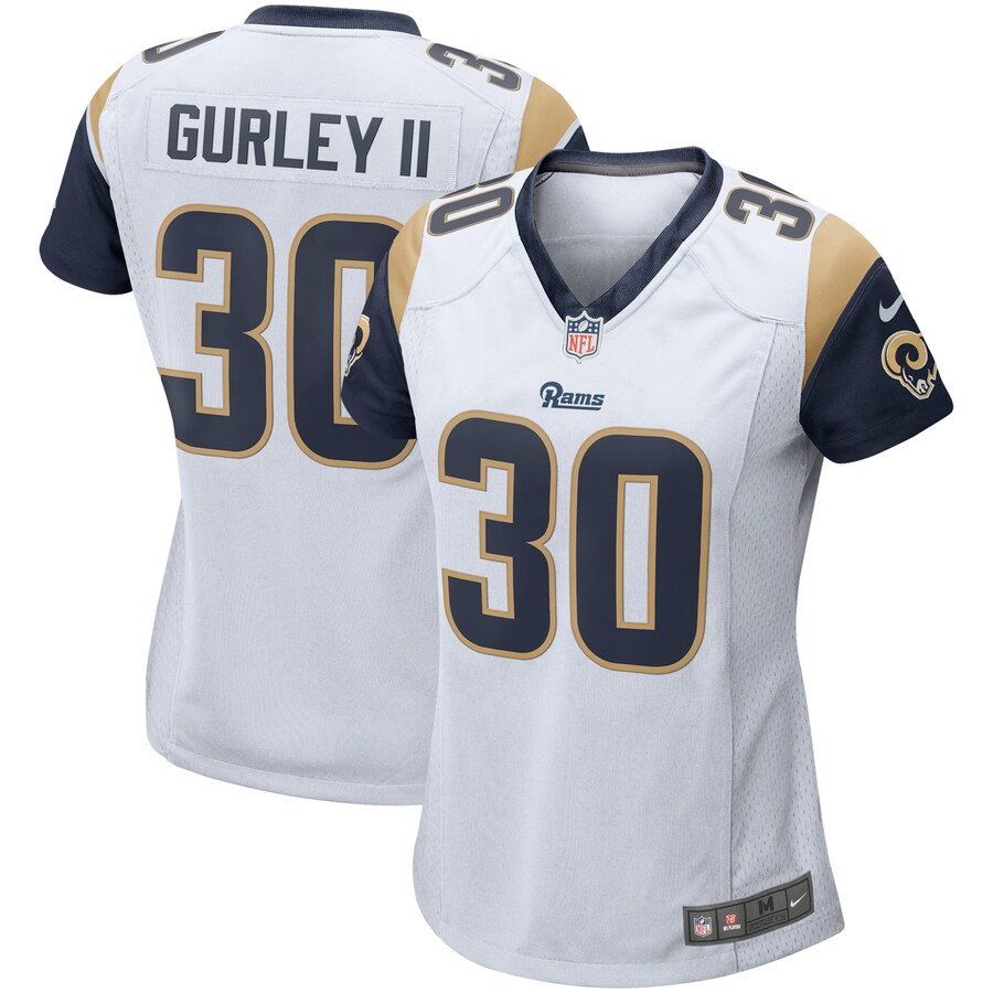 Todd Gurley Ii Los Angeles Rams Nike Womens Player Game Jersey – White