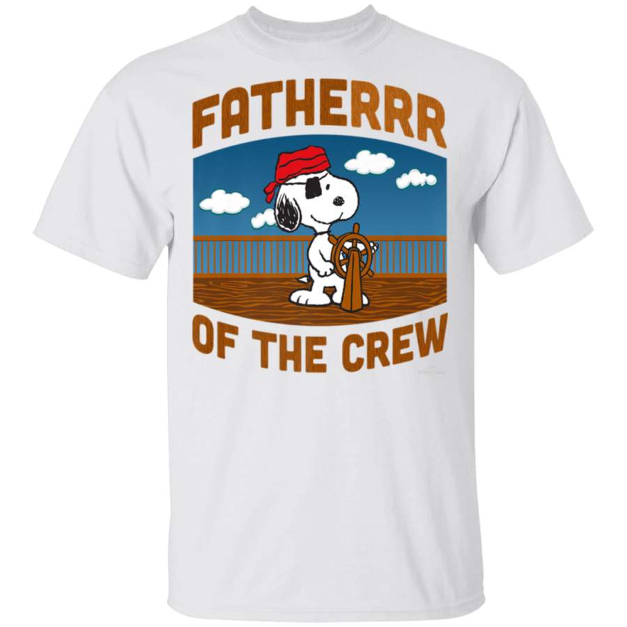 Peanuts Snoopy Pirate Father of the Crew T-Shirt