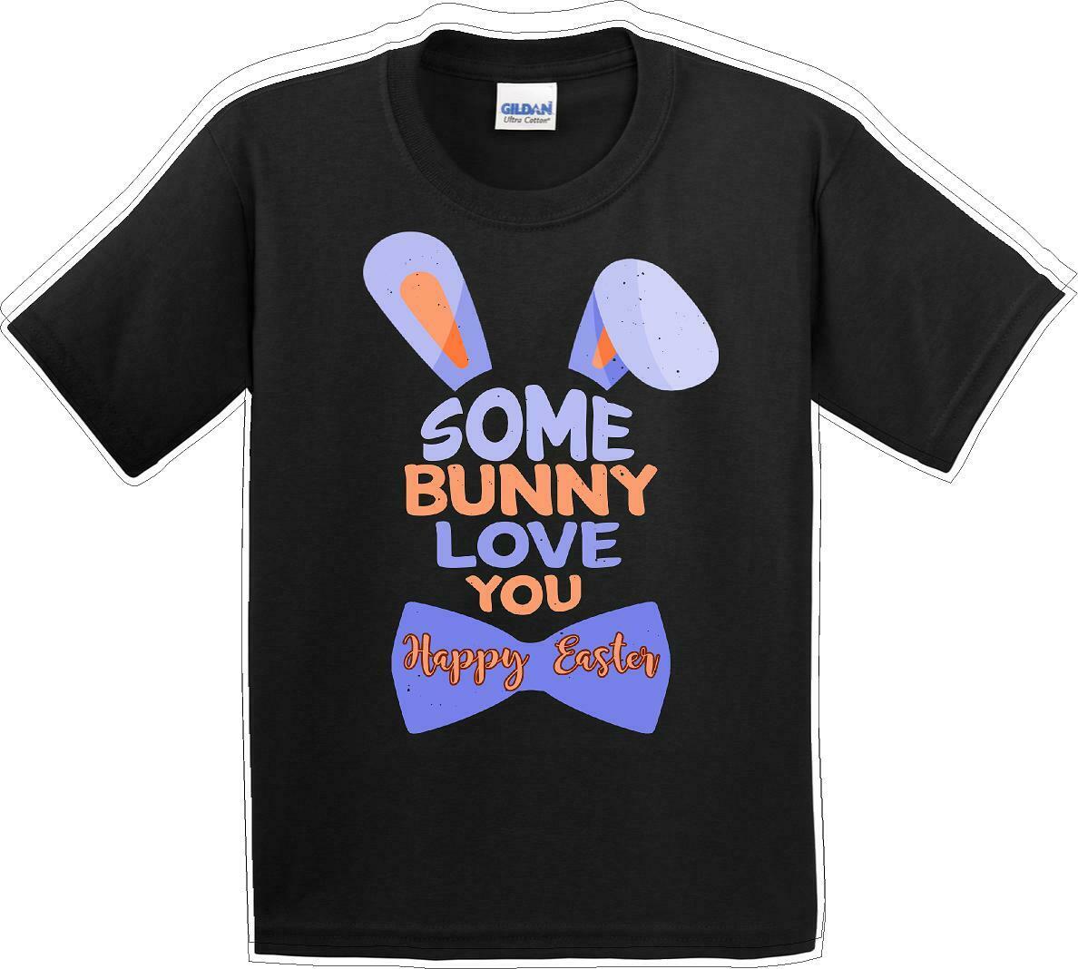 Some Bunny Love You – Distressed Design – Kids/Youth Easter T-Shirt