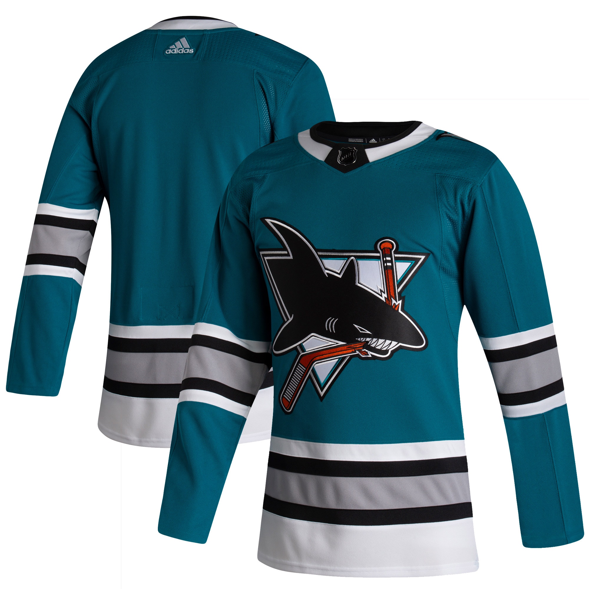 San Jose Sharks 30th Anniversary Authentic Jersey – Teal