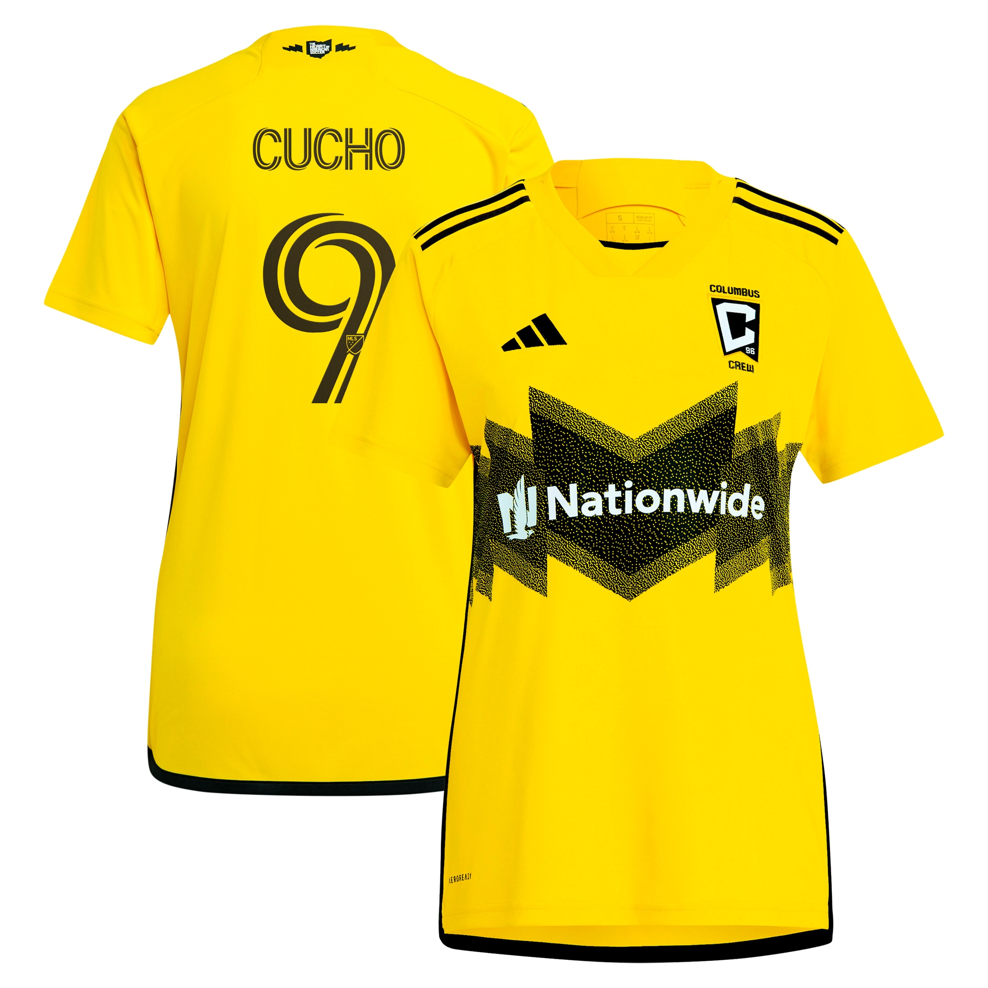 Cucho Hernández Columbus Crew Women's 2024 The Home Kit Replica Player Jersey – Yellow