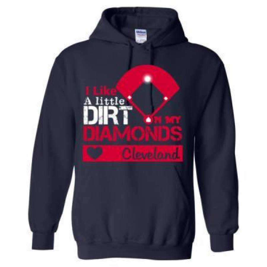 AGR Cleveland Indians I Like A Little Dirt On My Diamonds – Heavy Blend™ Hooded Sweatshirt