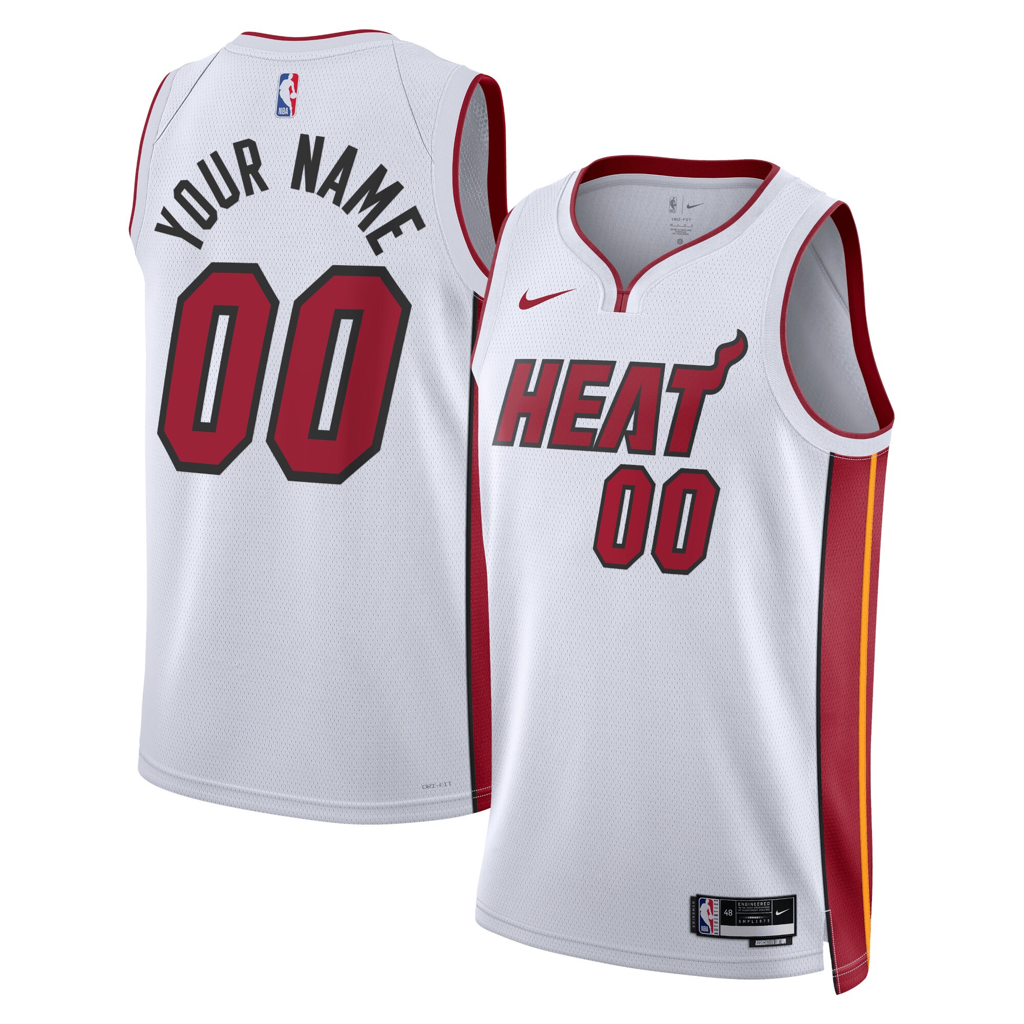 Miami Heat Association Swingman Jersey – Custom – Unisex