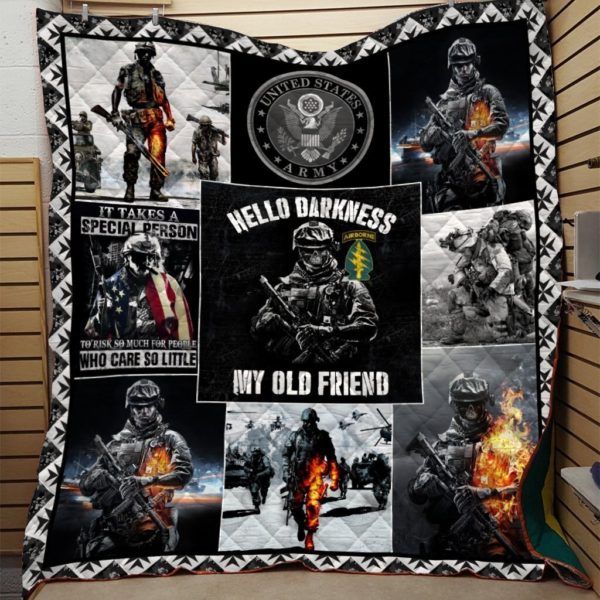 Hello Darkness My Old Friend Nvh-Qct0024 3D Quilt Blanket HGM30