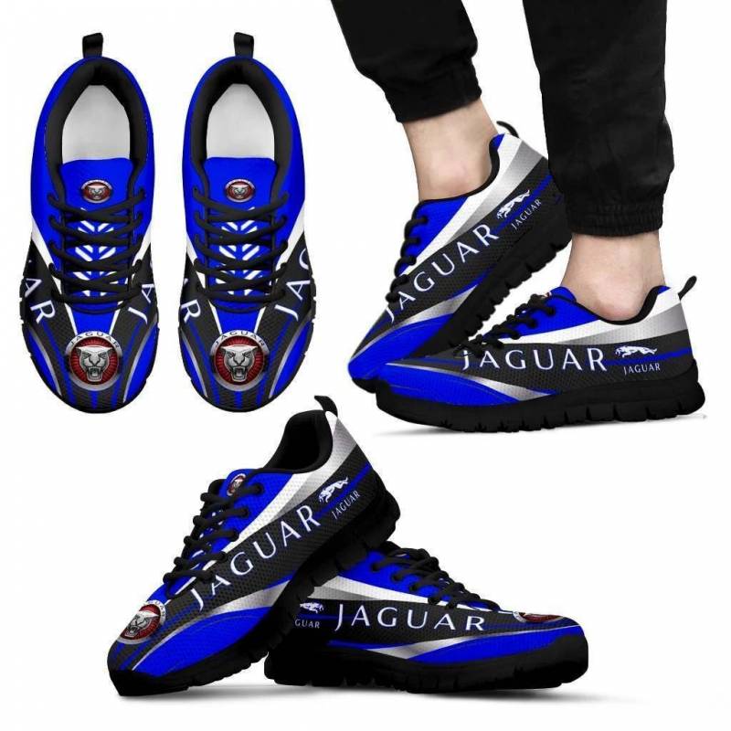 3D Printed JAGUAR NTA Sneakers For Men & Women Ver 6 (Blue)