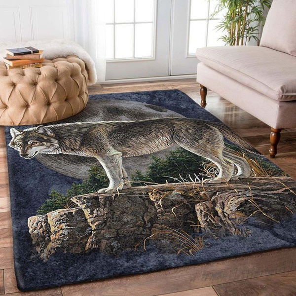 Wolf 11 Area Rug Living Room Rug Home Decor Floor Decor VH3