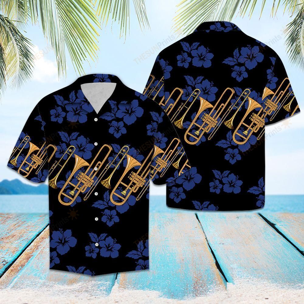 Trombone For Vacation Hawaiian Shirt Ha82612