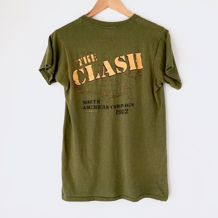 1982 The Clash Combat Rock Vintage Band Punk Tour 80S 1980S Shirt ...