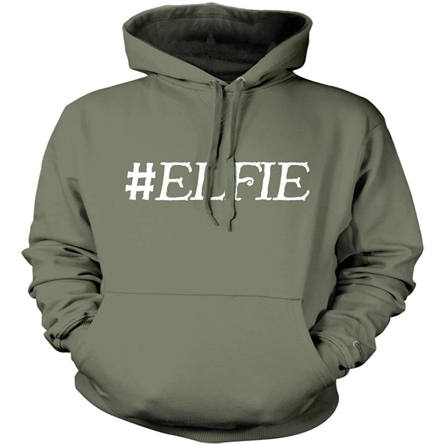Manateez Christmas Elves Hashtag Elfie Selfie Hoodie