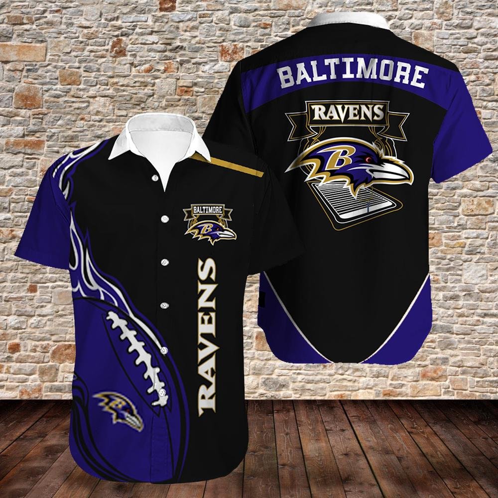 Baltimore Ravens Hawaiian Aloha Shirt For Awesome Fans