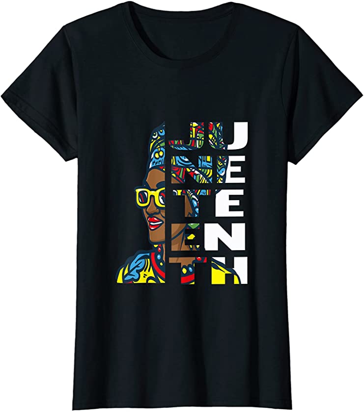 Womens Black Queen Afro Unapologetically Dope – Melanin Girl Art T-Shirt