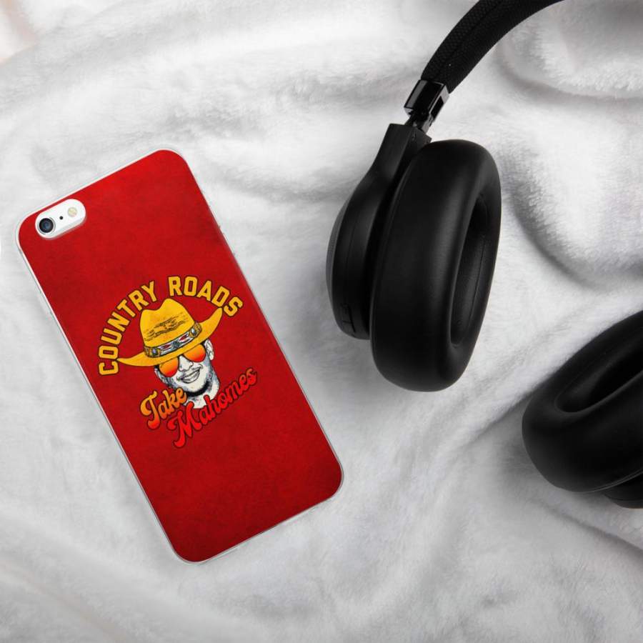 Country Roads Take Mahomes – Patrick Mahomes Kansas City Chiefs Inspired – iPhone Case