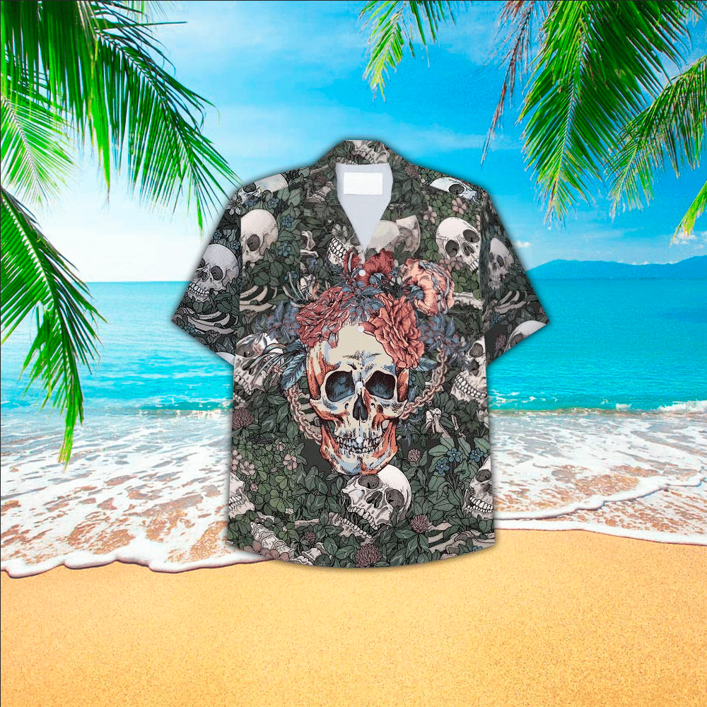 Skull Hawaii Perfect Clothing Shirt Aloha Ha82004