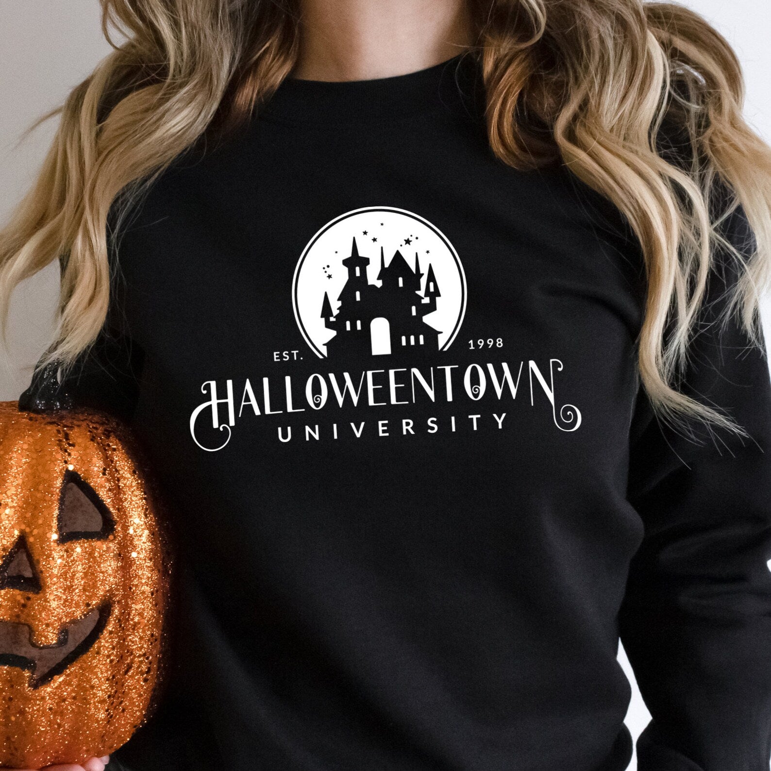 Halloweentown Est 1998 Sweatshirt 2D Crewneck Sweatshirt All Over Print Sweatshirt For Women Sweatshirt For Men Sws4038