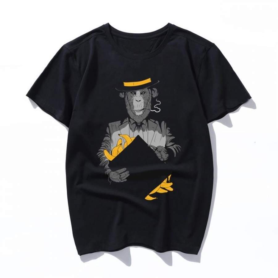 monkey business Aesthetic 90s Fashion T Shirts Women men Harajuku Ullzang T-shirts Graphic Funny Cartoon Tshirt Streetwear Top Tees Female