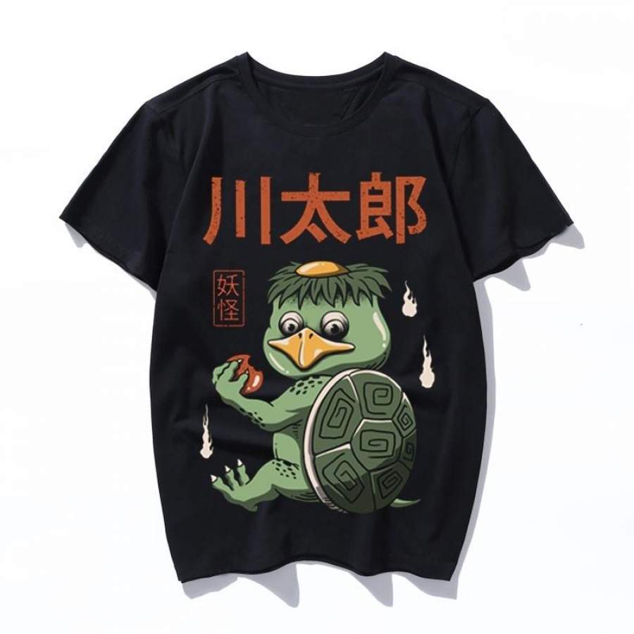 yokai turtle t shirt Men anime T-Shirt Tops boy Short Sleeve t-shirt Clothes women 2019 New