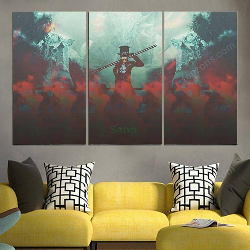 Sabo Cool Canvas - One Piece 3D Printed Canvas Bespoketshirt
