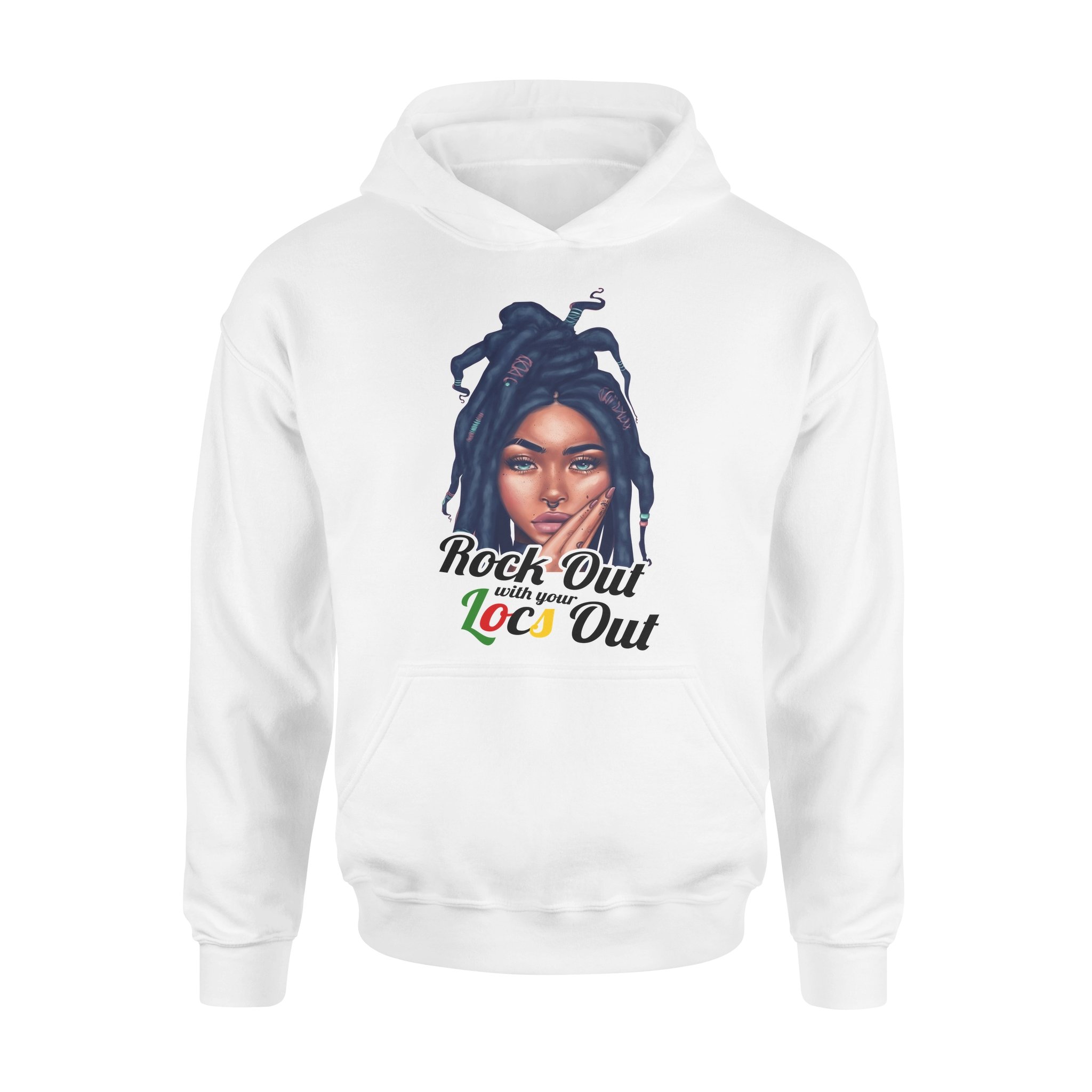 Dreadlock Rock Out With Your Locs Out - Standard Hoodie